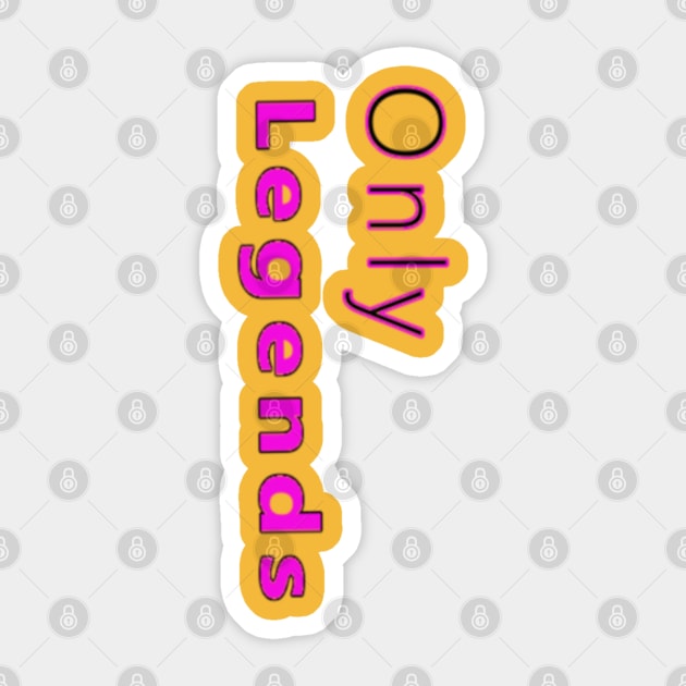 Only Legends Gold Style Sticker by FulfillingNeeds